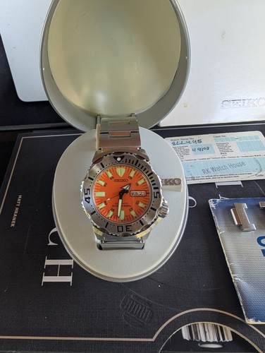 Seiko orange monster - seiko, skx781