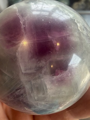 430g natural rainbow fluorite - rainbow,