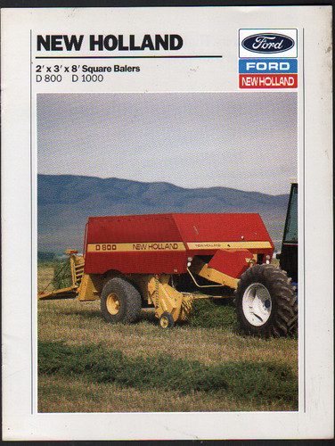 New holland 800 - and, d