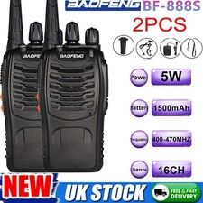 2x Baofeng BF-888S 400-470MHz