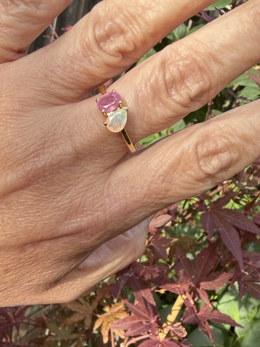 Ethiopian opal pink - &, sapphire