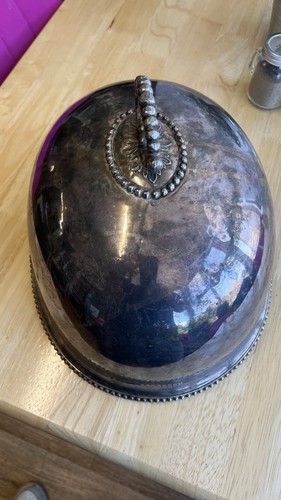 Large antique silver - antique, silver-plated
