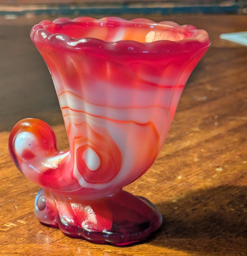 Imperial slag glass - glass, cornucopia