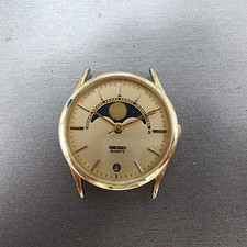 Seiko Moonphase Watch Men 32mm