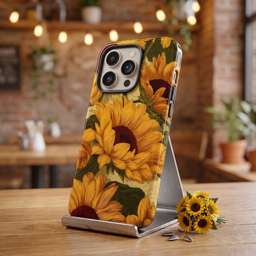 Sunflower tough phone case - sunflower,