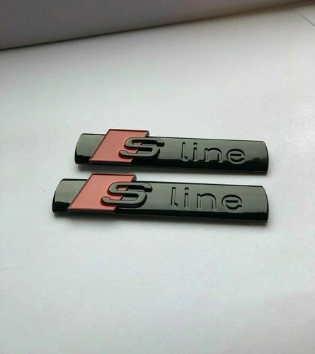 Audi line fender badges - s-line,