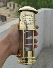 Nautical Brass Lamp Vintage