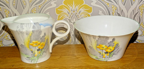 Shelley regent milk jug - shelley,