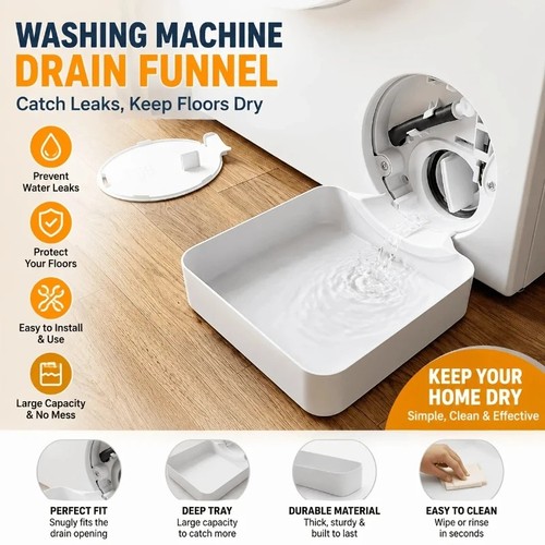 Washing machine drainage tray - washing,
