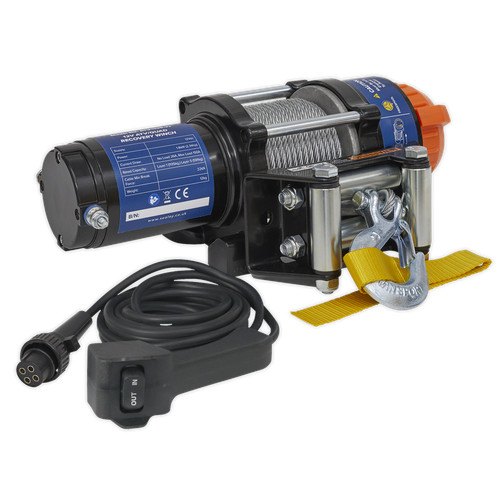Atv quad recovery winch 1135kg - atv/quad,
