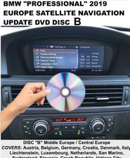 BMW " PROFESSIONAL - i-drive " 2019 EUROPE  MAP  NAVIGATION UPDATE DVD DISC B