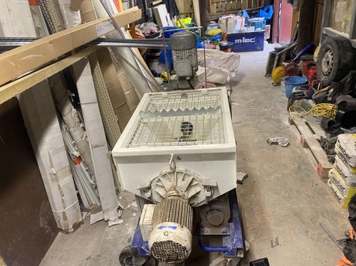 Plastering rendering machine - rendering,