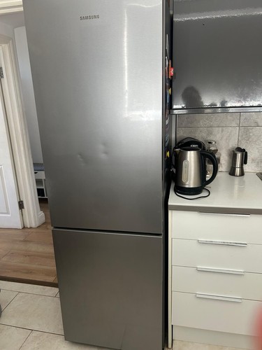 Samsung silver fridge freezer - silver,