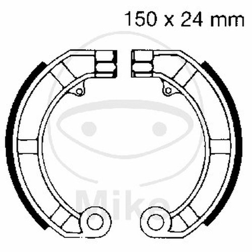 Pair brake jaws ebc v903 - of,