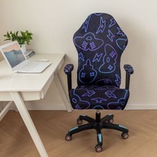 Velvet Gaming Chair Cover Colorful Computer Seat Chair Covers