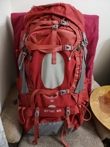 Osprey ariel 65l size - s, back