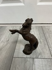 Sculpture of a rearing horse