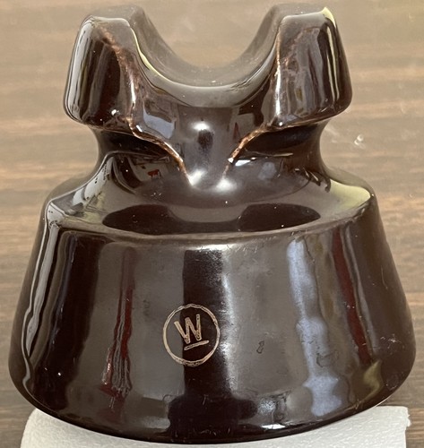 Antique porcelain insulator - porcelain,