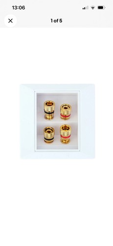 Speaker connection plate with - plate,