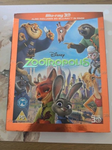 Zootropolis blu ray - (blu-ray, 3d/2d