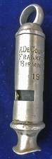 SCARCE 1916 WW1 Trench Whistle