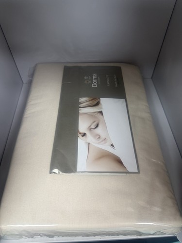 Dorma flannelette cream double - flannelette,