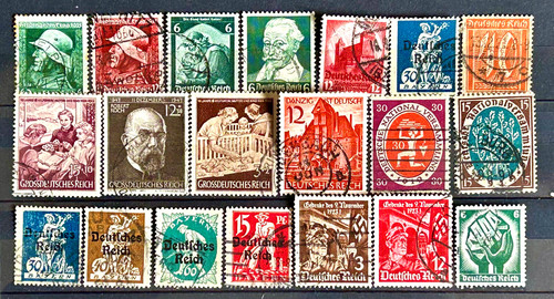 German stamps reich lot - german,