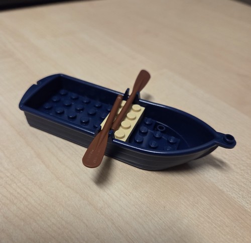 Lego rowing boat with oars - lego,