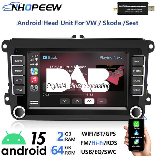 Dab android car stereo - 7",