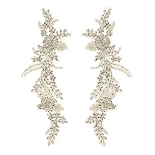 Pcs white rhinestone - 2,