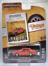 GREENLIGHT COLLECTIBLES VINTAGE AD CARS SERIES 5 1972 DATSUN 510 RUBBER TIRES!