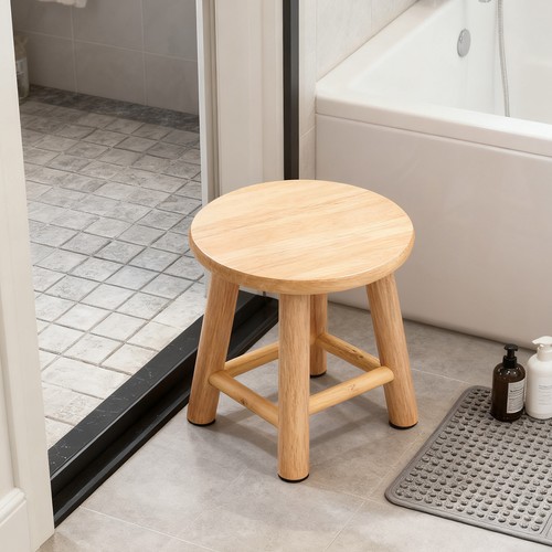 Solid wooden milking stool - wooden,