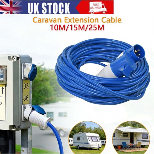 10m 25m extension lead cable - 10m-25m,