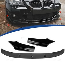 For BMW 5 Series F10 F11 Gloss Black Front Splitter Spoiler Lip M Sport 2010-16