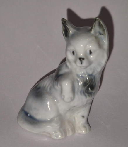 Vintage cat figurine kitten - figurine,