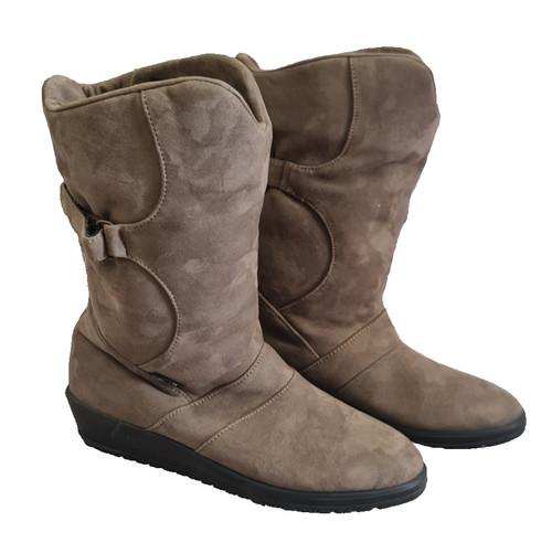 Romika suede ankle wedge - ankle, boots