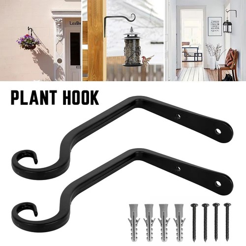Iron flower hook - hook, metal