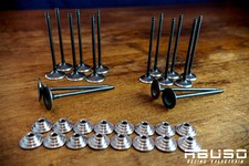 Kawasaki ZXR750 ZX7R 91/93 Oversized Intake + Exhaust Valves +Titanium Retainers