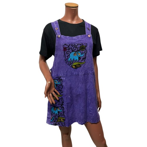 Purple elephant embroidered - elephant,