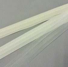 ROMAN BLIND TAPE 19mm 3/4" Premium Polyester Slotted White, Ivory, Translucent