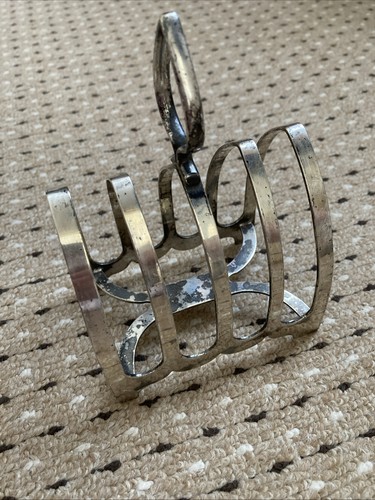 Silver plated slice toast - silver,