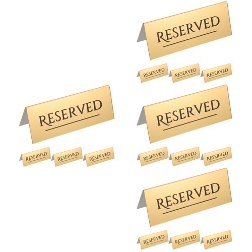Count wedding reserved sign - reserved,
