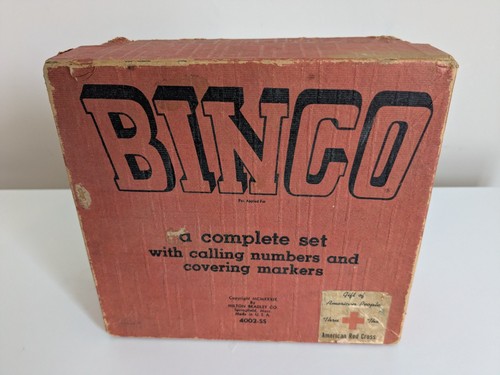 Vintage 1939 ww2 bingo - 1939,