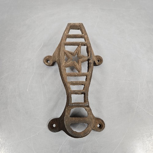Vintage cast iron boot scraper - cast,