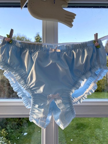 Sissy gathered opaque - blue, pvc