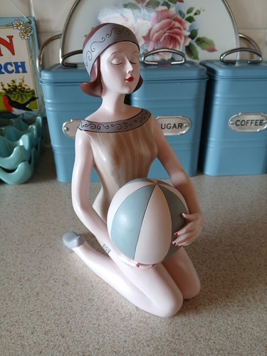 Bathing beauty with beach ball - beauty,
