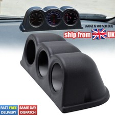 Triple Hole Boost Turbo Temp Gauge Meter Pod Holder 52mm/2inches Mount Dash