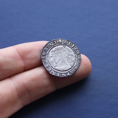 Hammered silver coin elizabeth - hammered,
