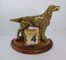 Vtg 'The Daily Set' Brass