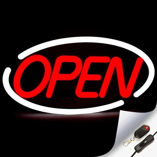 Flashing led open sign - flashing,